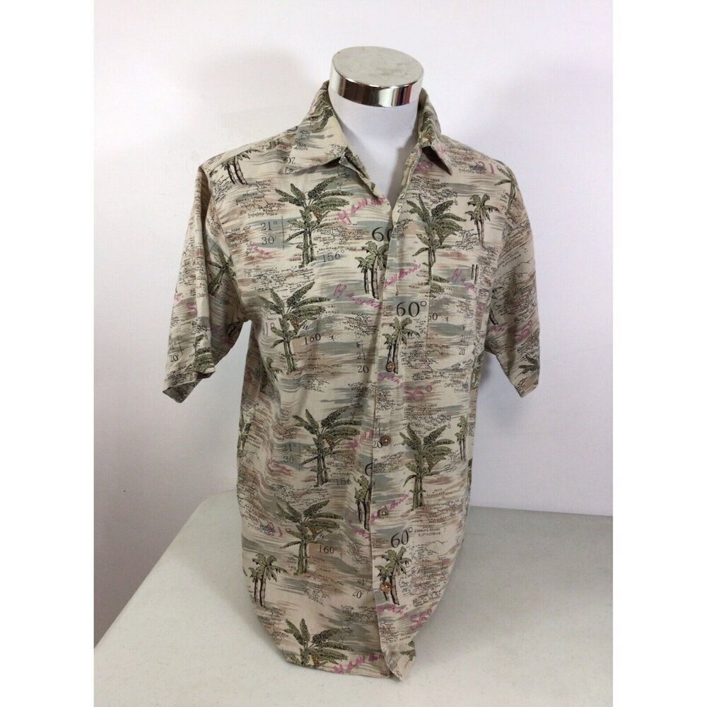 Panama Jack Hawaiian Shirt Mens Small